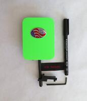Rifle Mounted Ballistics D.O.P.E. Card in Infantry Green